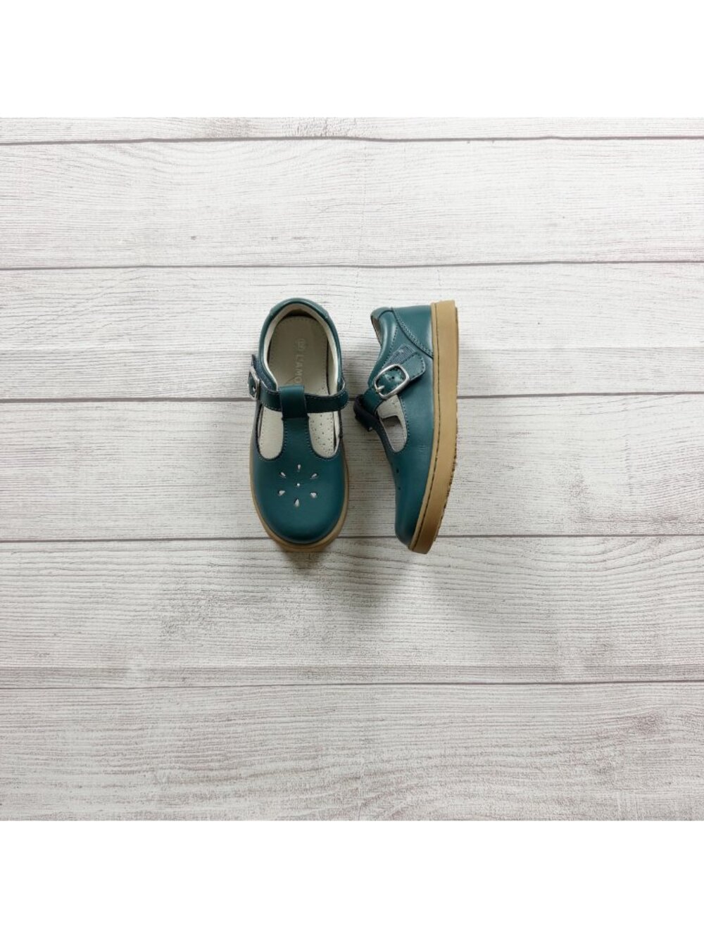 L'Amour Girls T-Strap Mary Jane Shoes Teal Colorway Durable Stylish US 12